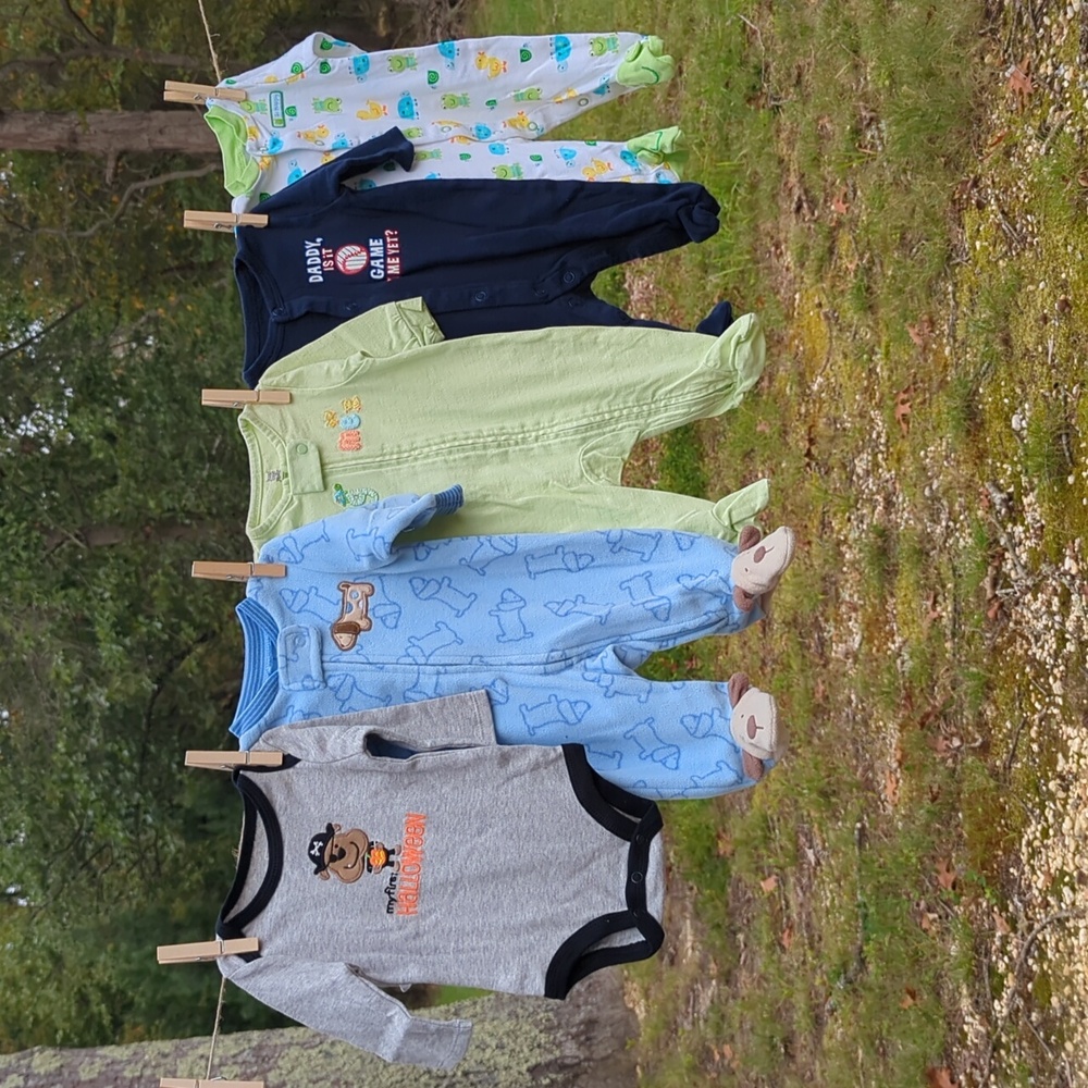Newborn Pajamas & Halloween Bodysuit Boys‎
